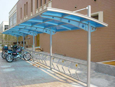 戶外自行車停車棚